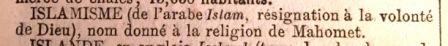 photo df islamisme Dictionnaire 1880
