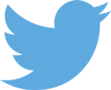 Twitter logo blue small